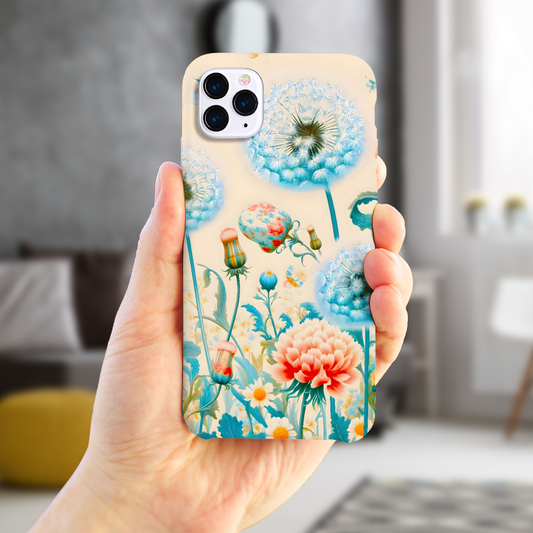 Dandelion DL2, Slim Phone Case, Full Wrap Technology, Crafted From Premium Polycarbonate, Unique Image...