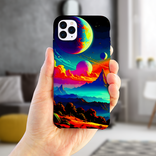 LunaScape LS2, Slim Phone Case, Full Wrap Technology, Crafted From Premium Polycarbonate, Unique Image...