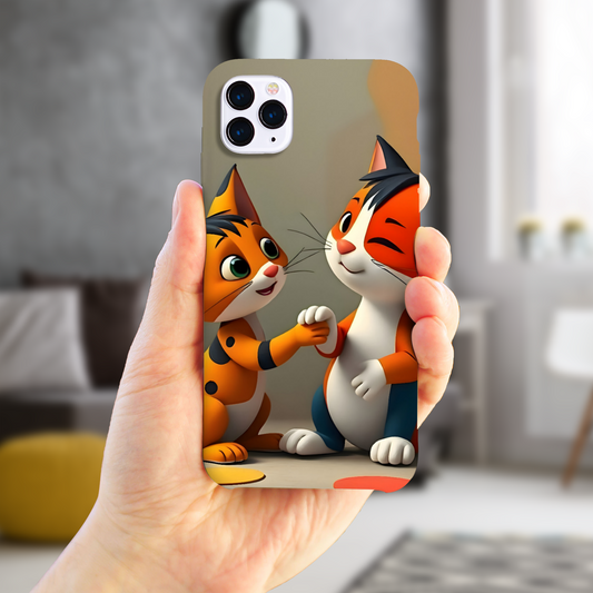 Cats 4, Slim Phone Case, Full Wrap Technology, Crafted From Premium Polycarbonate, Unique Image...