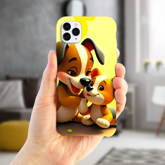 Puppies 3, Slim Phone Case, Full Wrap Technology, Crafted From Premium Polycarbonate, Unique Image...