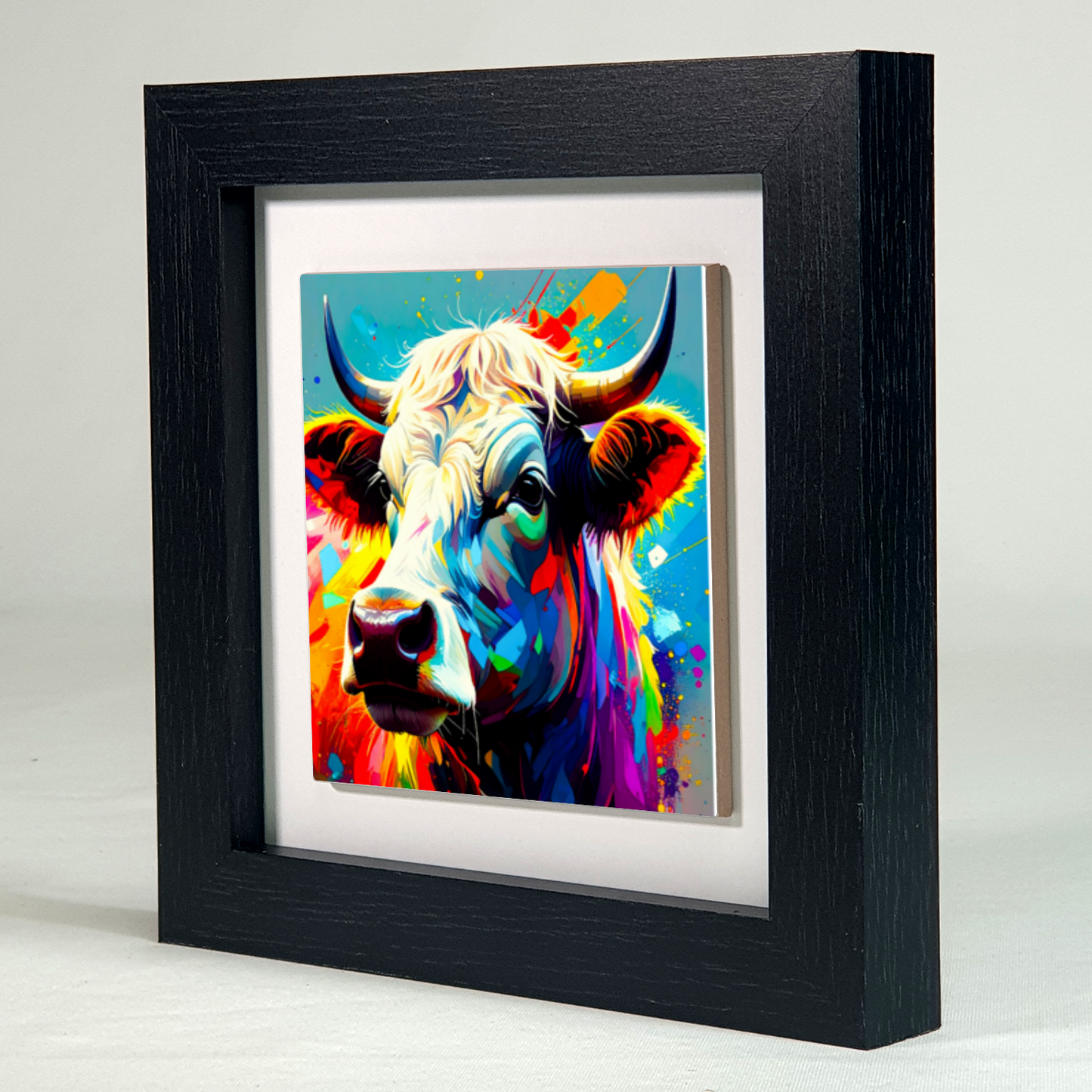 Highland Cattle 3, Ceramic Art Print, Unique Image, Highly Detailed, Vibrant Colours, Gift Idea, an enduring gift...