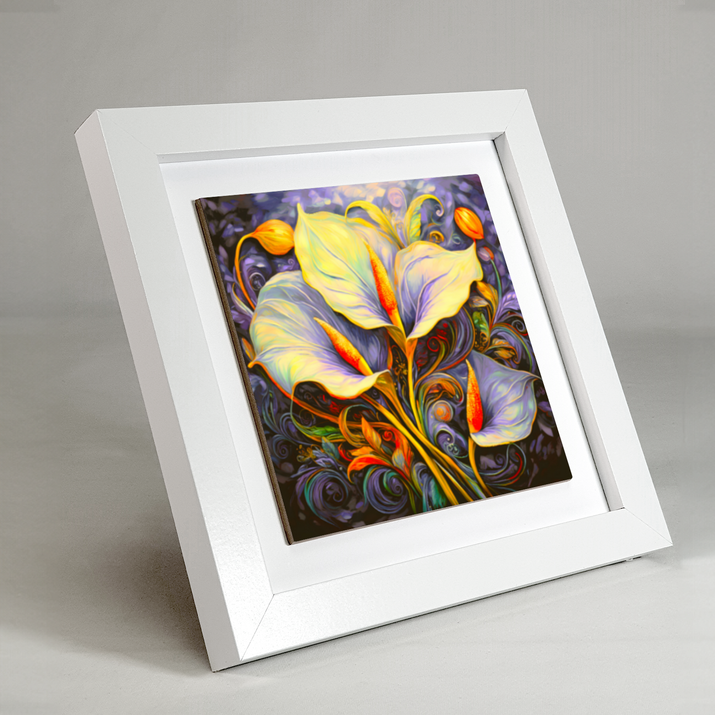 Anthurium 5, Ceramic Art Print, Unique Image, Highly Detailed, Vibrant Colours, Gift Idea, an enduring gift...