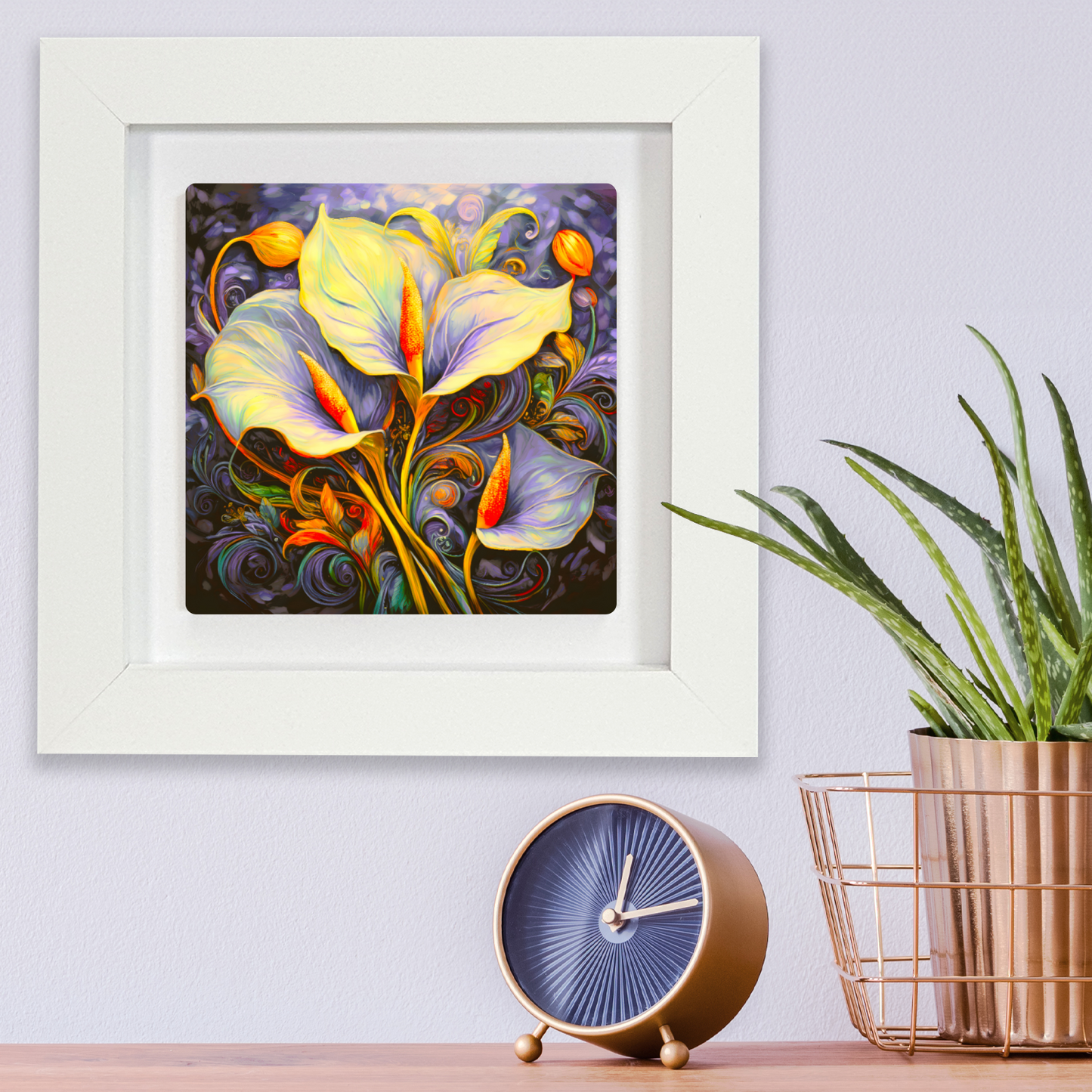 Anthurium 5, Ceramic Art Print, Unique Image, Highly Detailed, Vibrant Colours, Gift Idea, an enduring gift...
