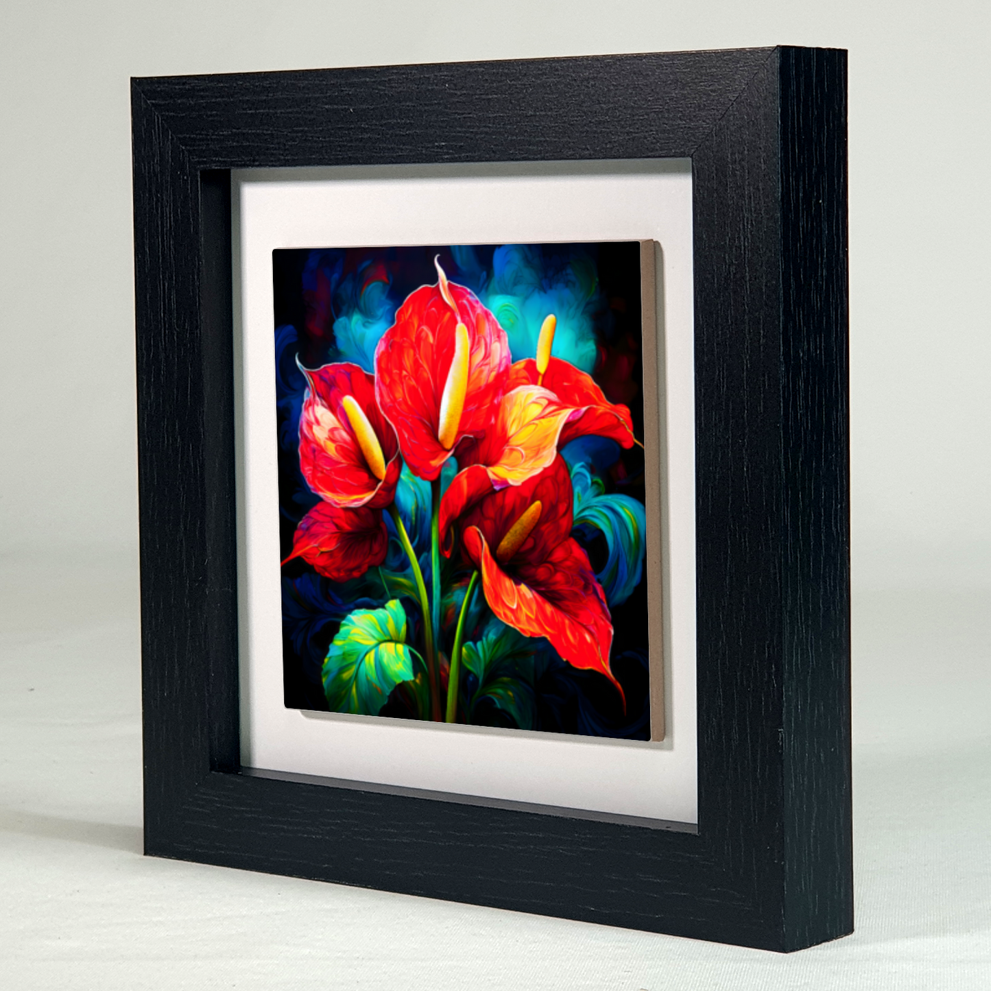 Anthurium 6, Ceramic Art Print, Unique Image, Highly Detailed, Vibrant Colours, Gift Idea, An Enduring Gift...