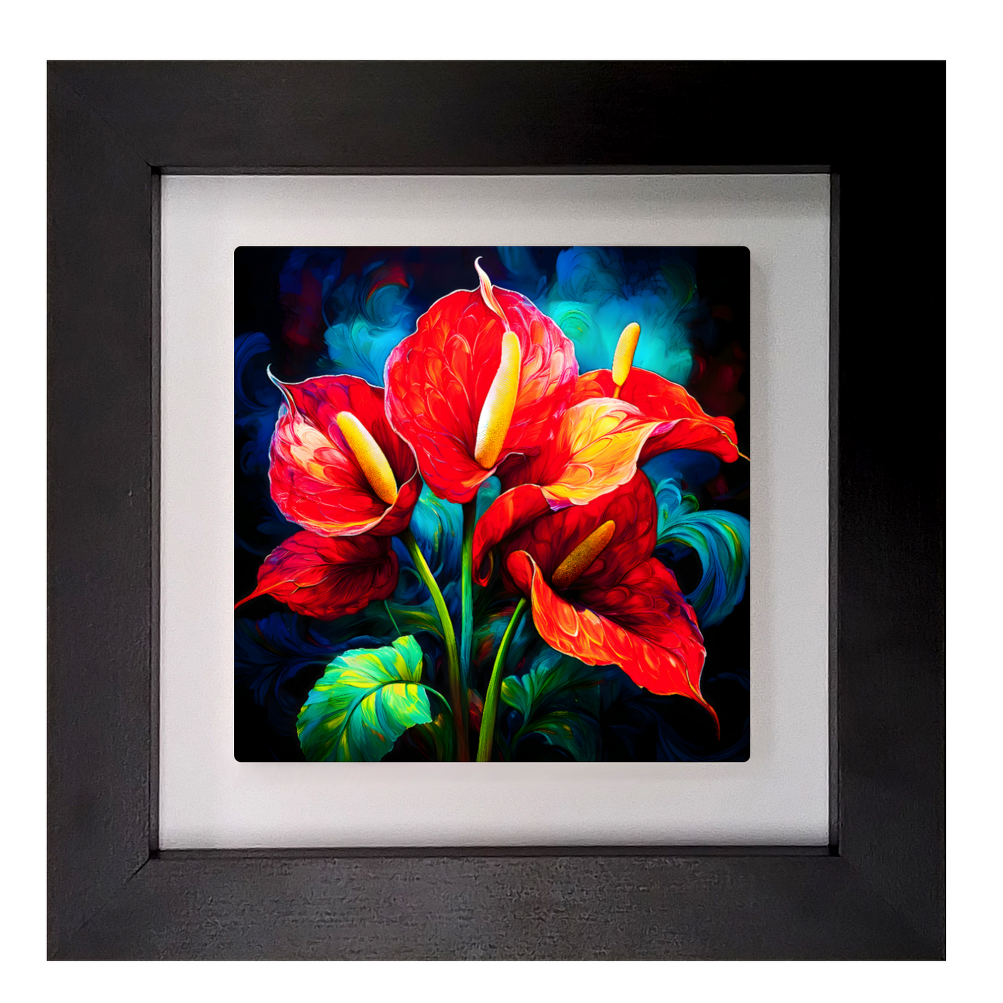 Anthurium 6, Ceramic Art Print, Unique Image, Highly Detailed, Vibrant Colours, Gift Idea, An Enduring Gift...