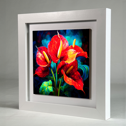 Anthurium 6, Ceramic Art Print, Unique Image, Highly Detailed, Vibrant Colours, Gift Idea, An Enduring Gift...