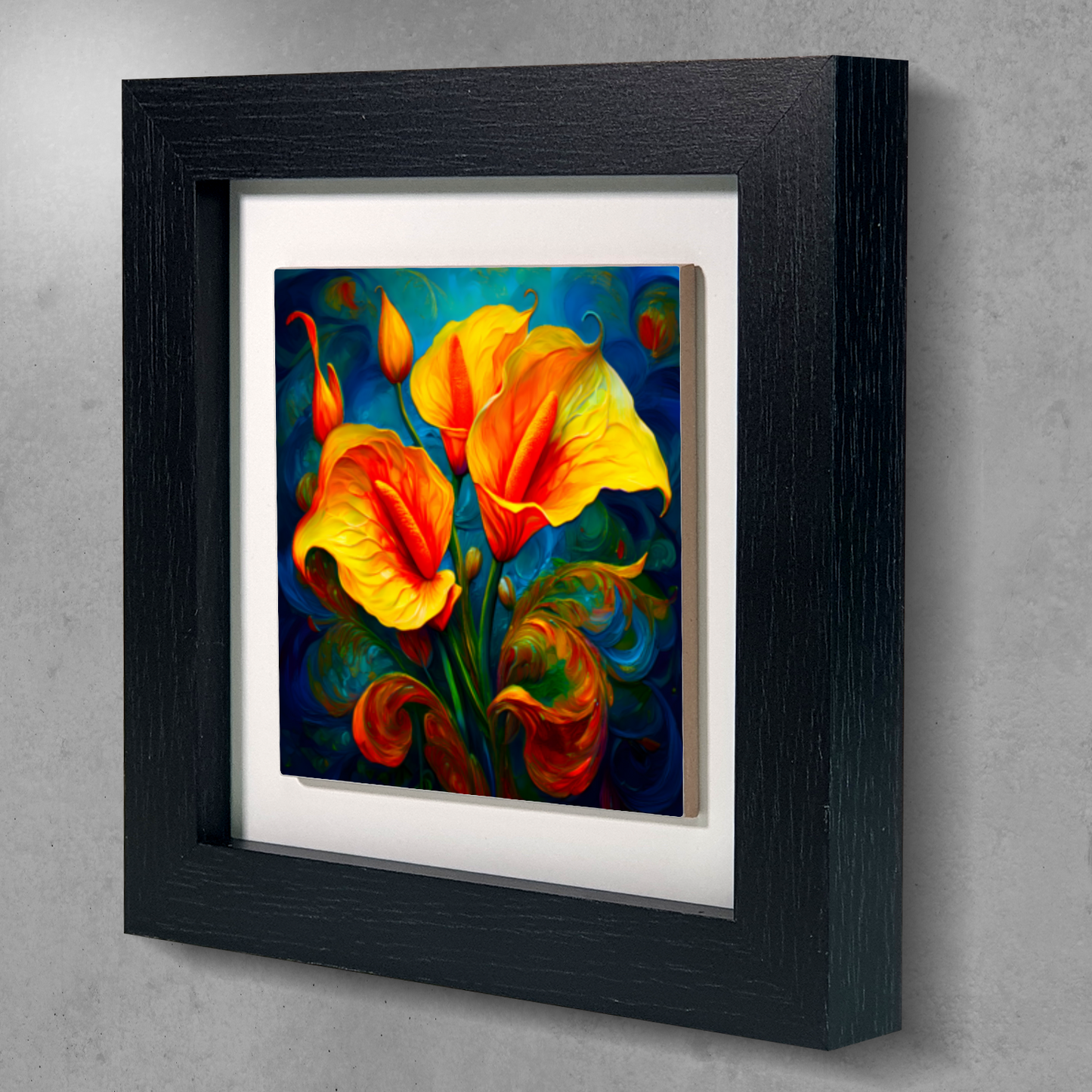 Anthurium 7, Ceramic Art Print, Unique Image, Highly Detailed, Vibrant Colours, Gift Idea, an enduring gift...