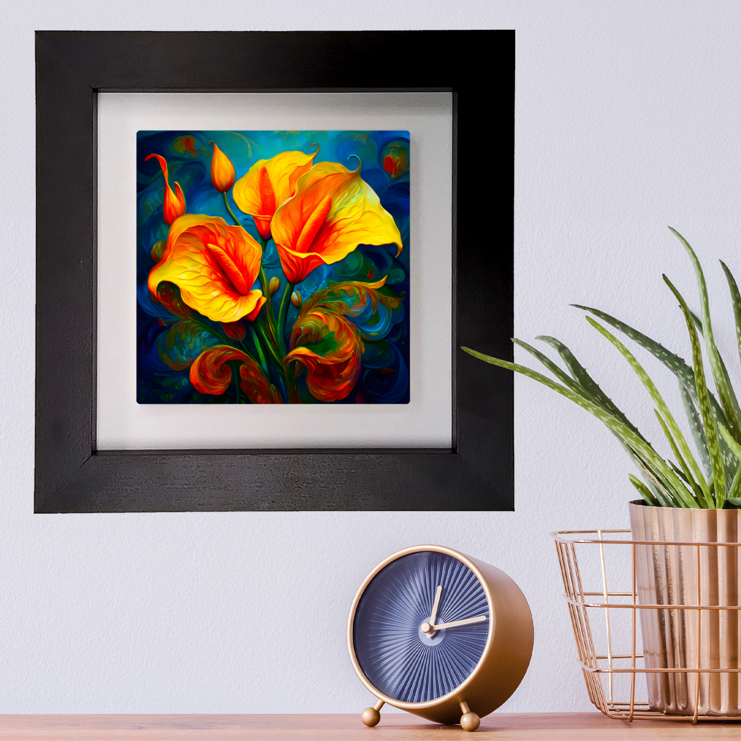 Anthurium 7, Ceramic Art Print, Unique Image, Highly Detailed, Vibrant Colours, Gift Idea, an enduring gift...