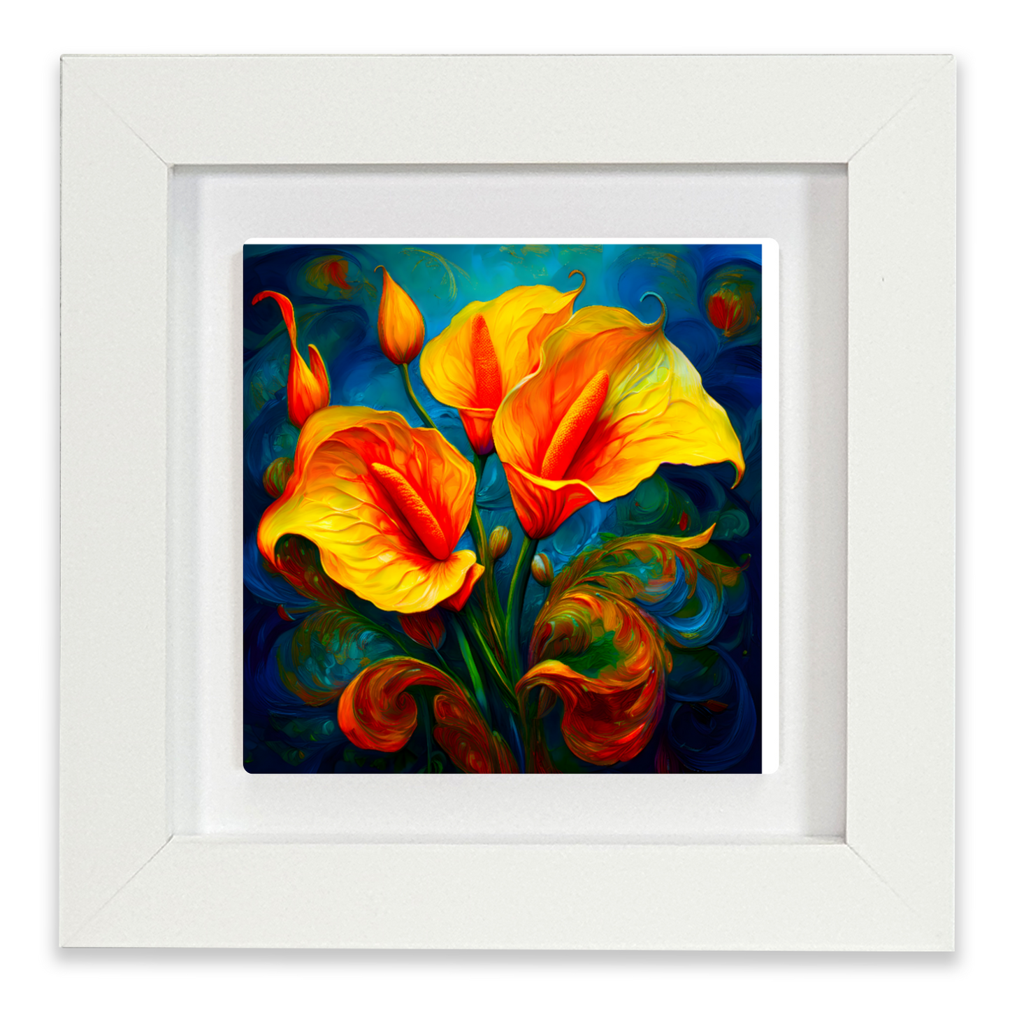 Anthurium 7, Ceramic Art Print, Unique Image, Highly Detailed, Vibrant Colours, Gift Idea, an enduring gift...