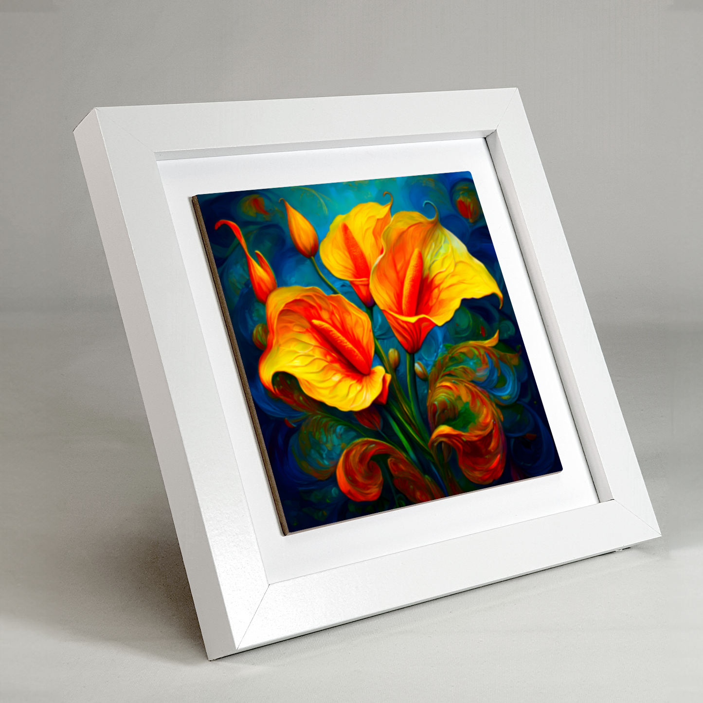 Anthurium 7, Ceramic Art Print, Unique Image, Highly Detailed, Vibrant Colours, Gift Idea, an enduring gift...