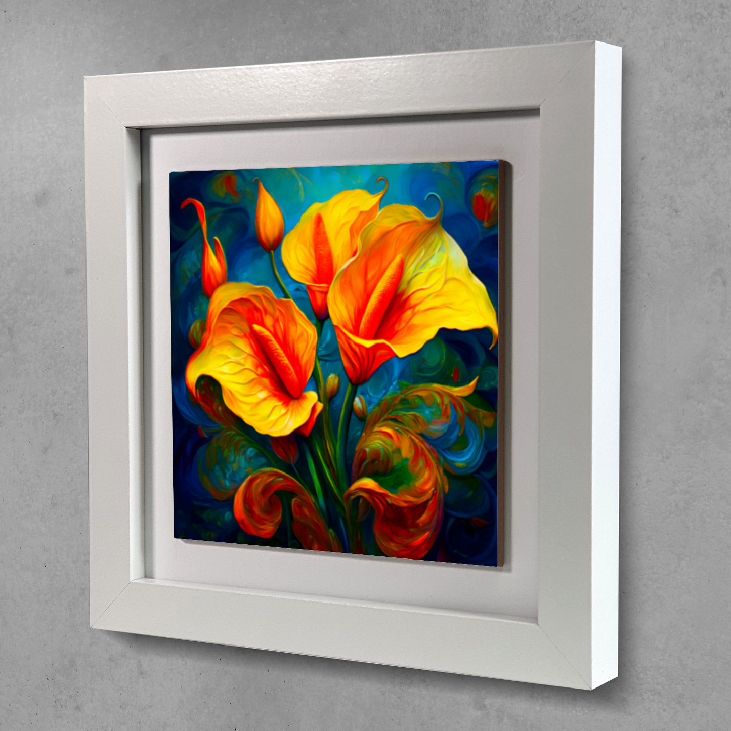 Anthurium 7, Ceramic Art Print, Unique Image, Highly Detailed, Vibrant Colours, Gift Idea, an enduring gift...