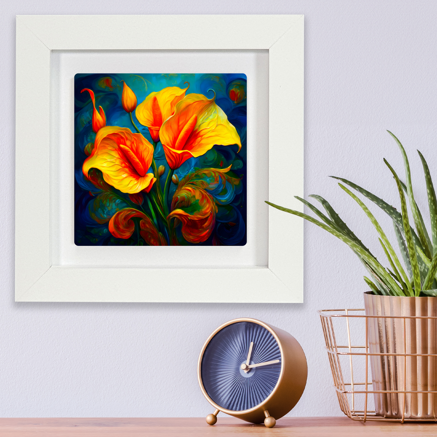 Anthurium 7, Ceramic Art Print, Unique Image, Highly Detailed, Vibrant Colours, Gift Idea, an enduring gift...