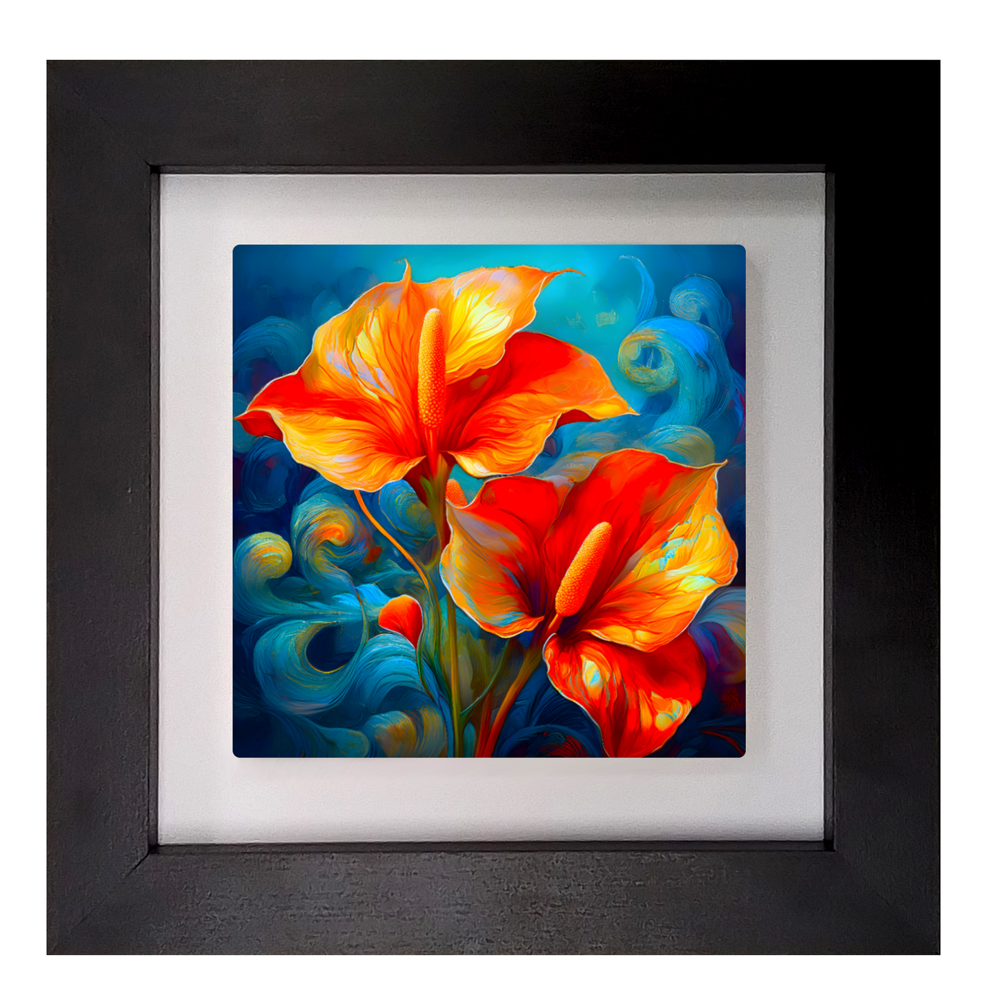 Anthurium 8, Ceramic Art Print, Unique Image, Highly Detailed, Vibrant Colours, Gift Idea, an enduring gift...
