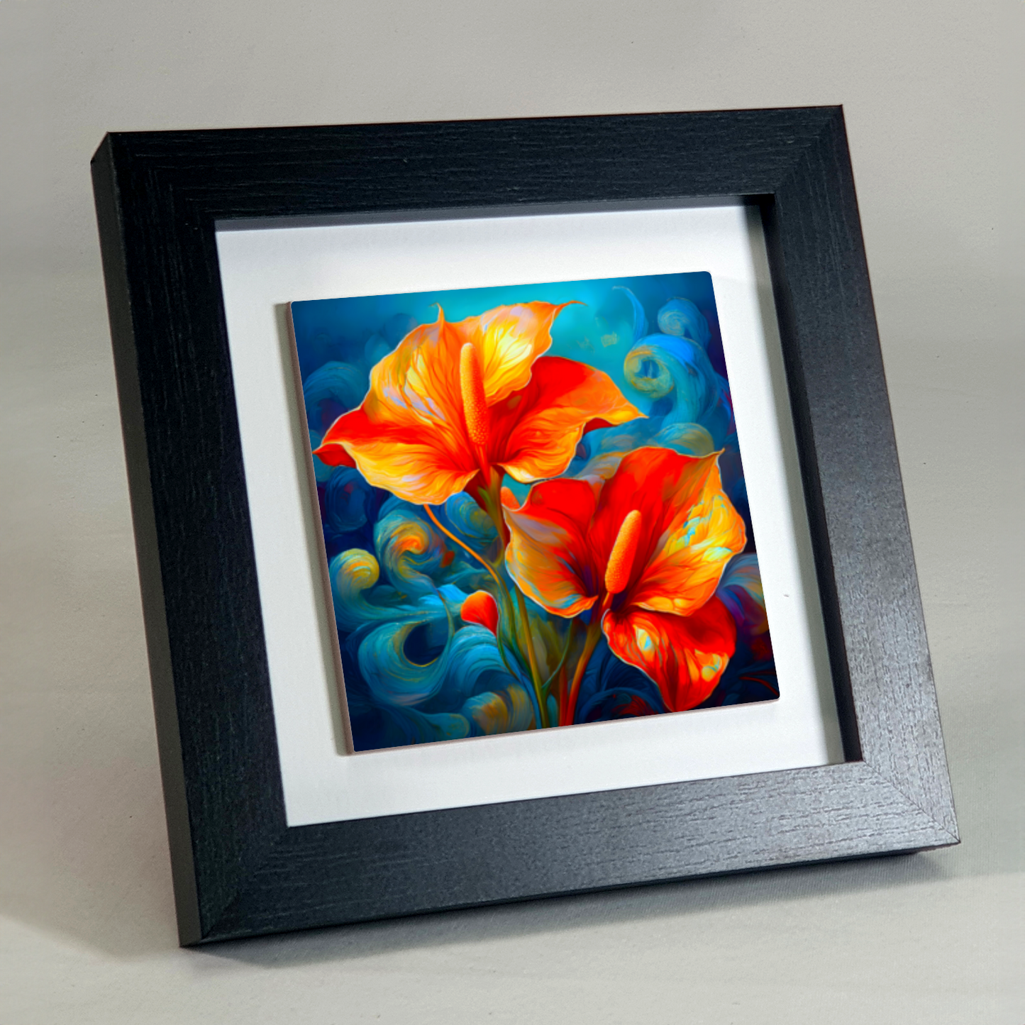 Anthurium 8, Ceramic Art Print, Unique Image, Highly Detailed, Vibrant Colours, Gift Idea, an enduring gift...