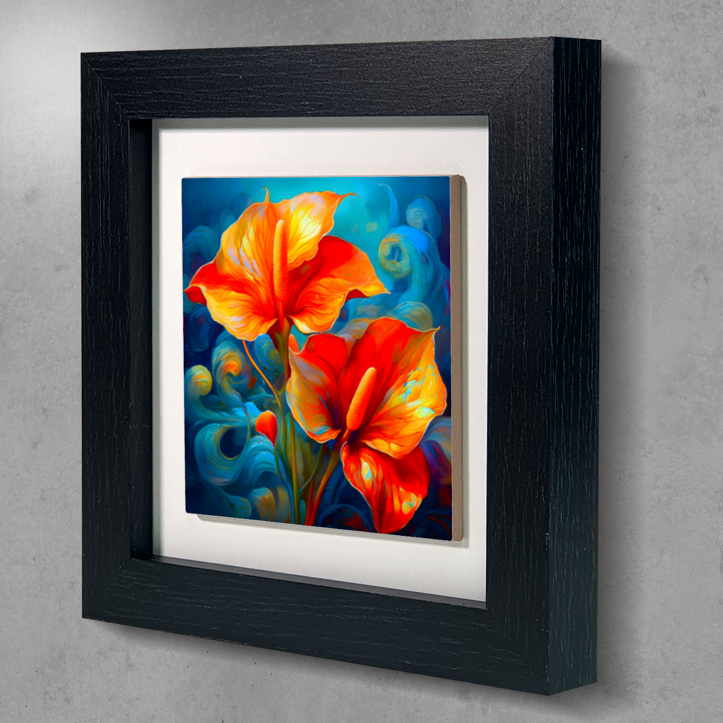 Anthurium 8, Ceramic Art Print, Unique Image, Highly Detailed, Vibrant Colours, Gift Idea, an enduring gift...