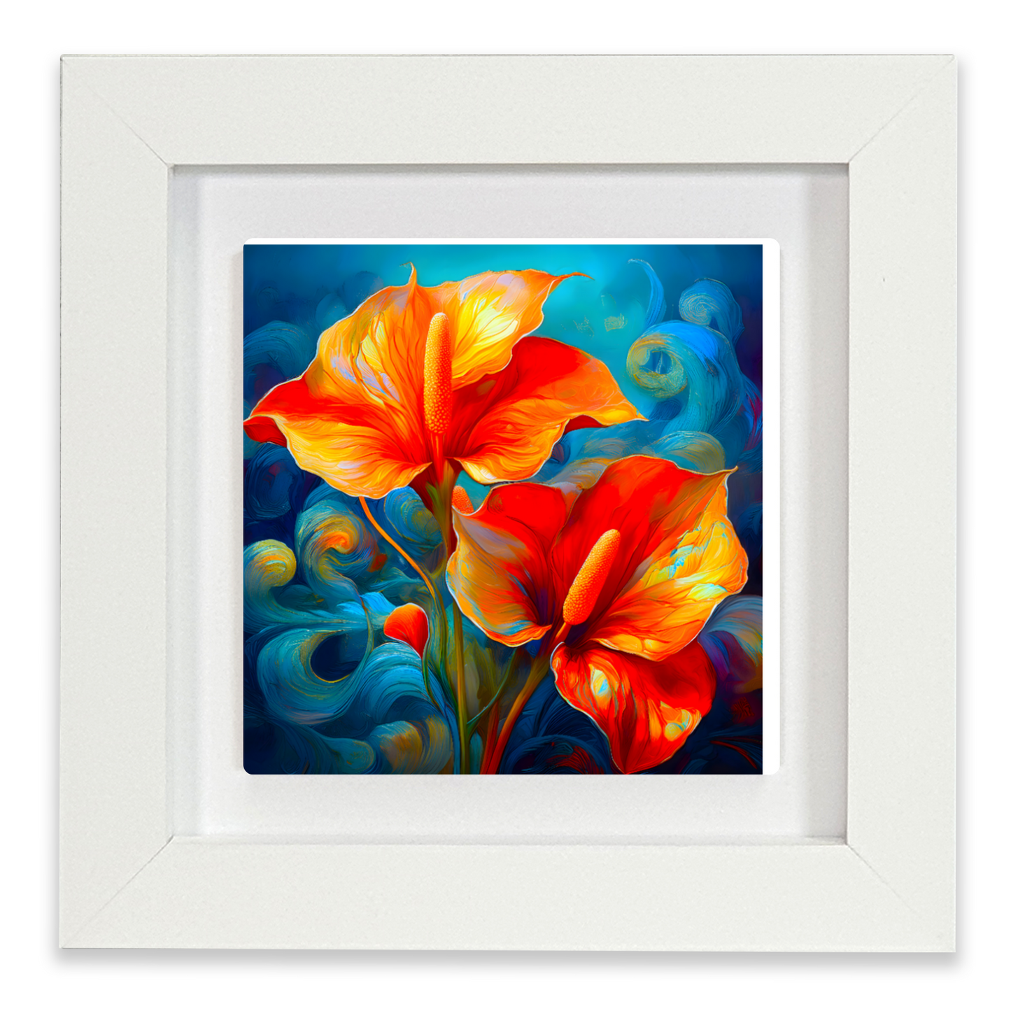 Anthurium 8, Ceramic Art Print, Unique Image, Highly Detailed, Vibrant Colours, Gift Idea, an enduring gift...