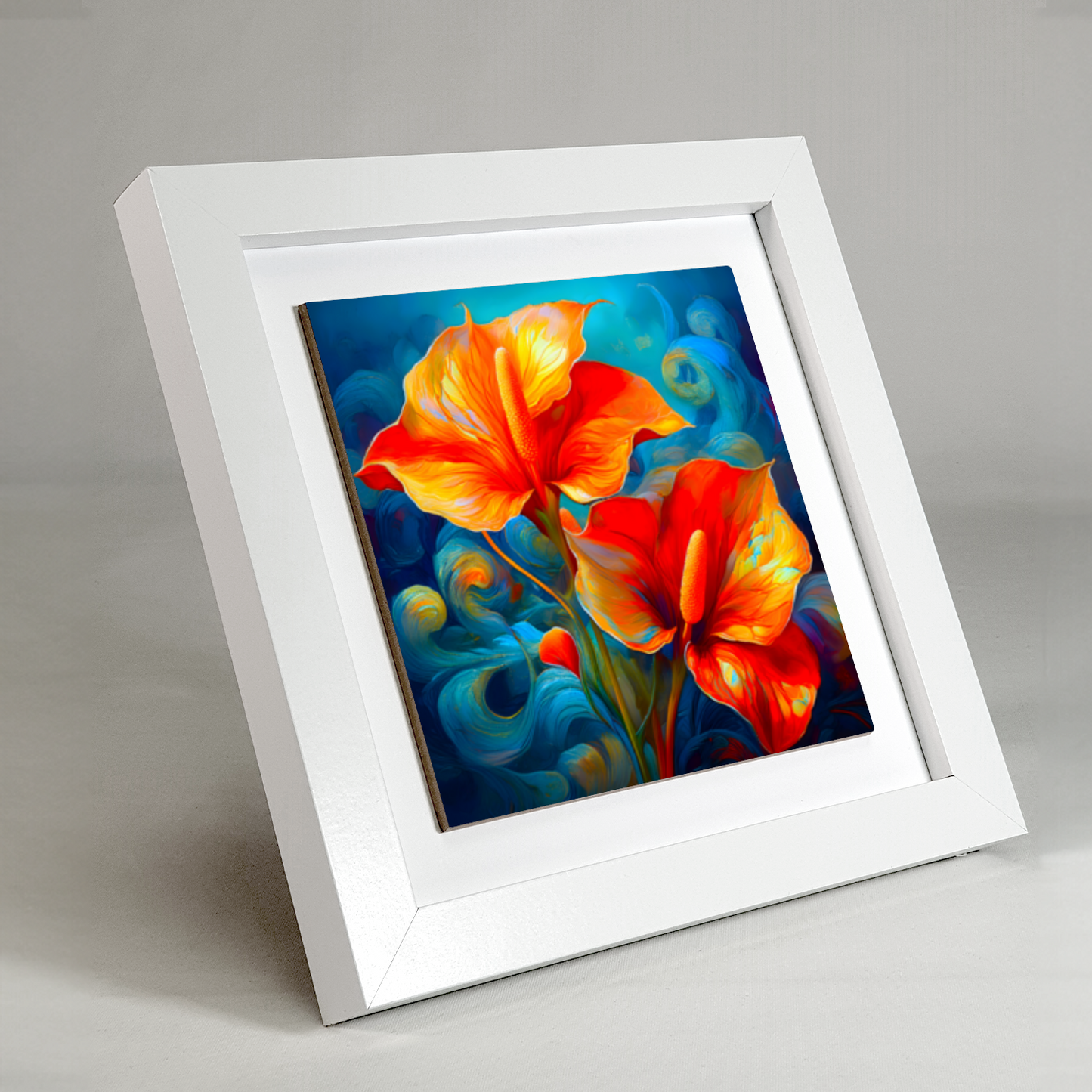 Anthurium 8, Ceramic Art Print, Unique Image, Highly Detailed, Vibrant Colours, Gift Idea, an enduring gift...
