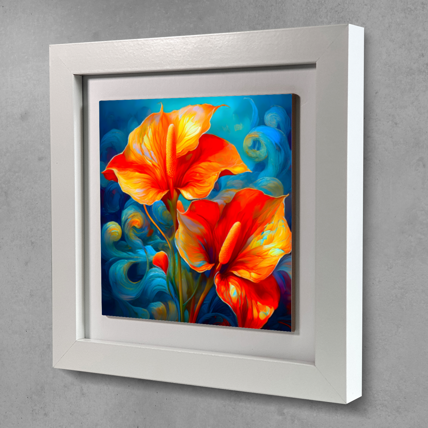 Anthurium 8, Ceramic Art Print, Unique Image, Highly Detailed, Vibrant Colours, Gift Idea, an enduring gift...