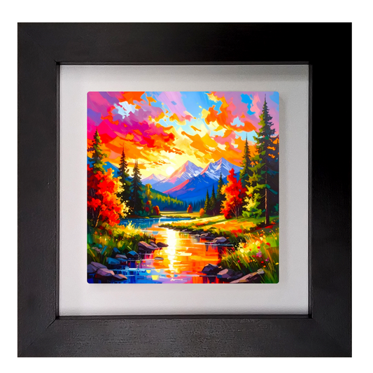 Abstract Landscape 1, Ceramic Art Print, Unique Image, Highly Detailed, Vibrant Colours, Gift Idea, an enduring gift...