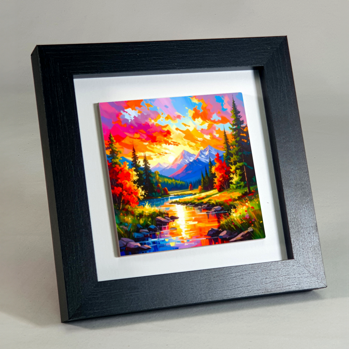 Abstract Landscape 1, Ceramic Art Print, Unique Image, Highly Detailed, Vibrant Colours, Gift Idea, an enduring gift...