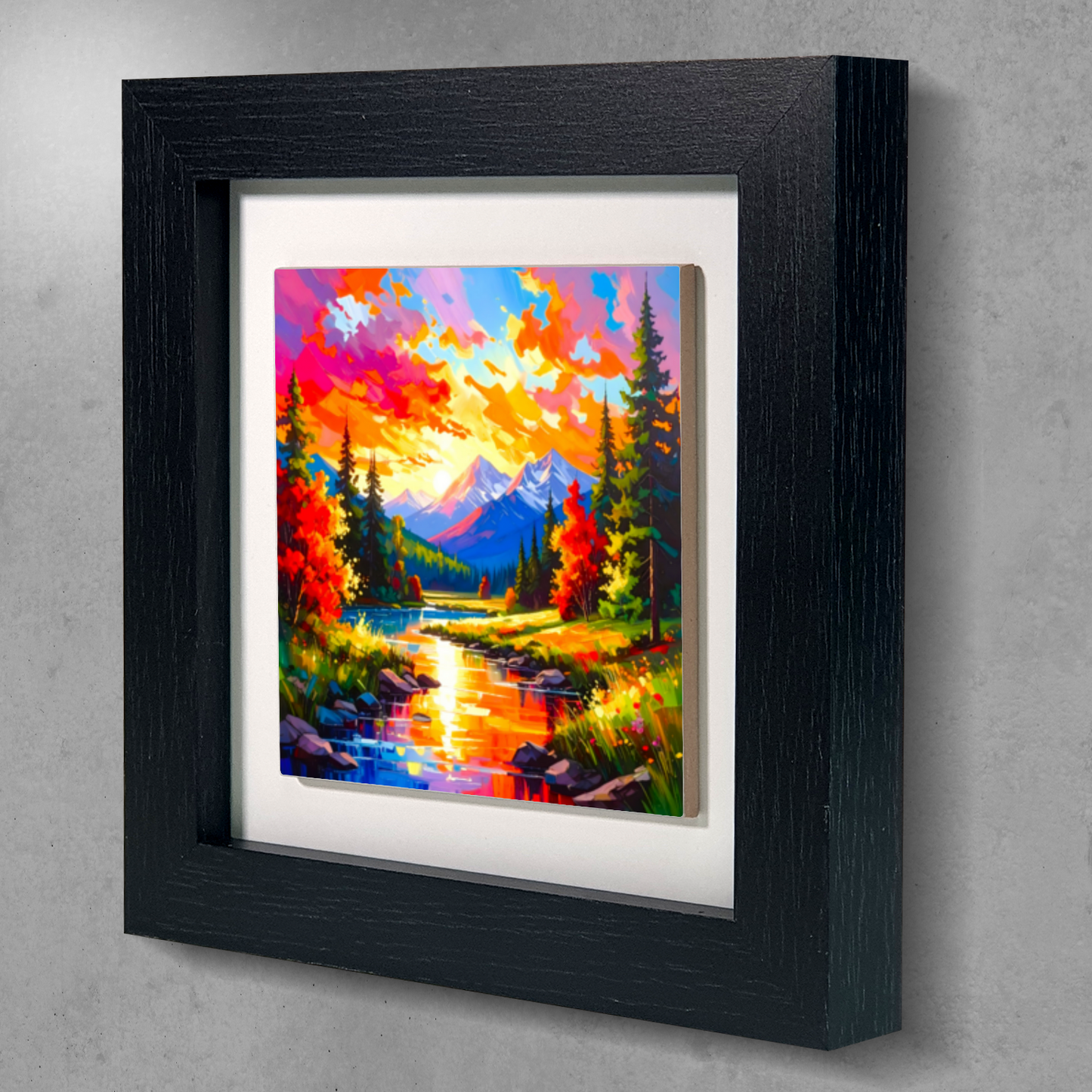 Abstract Landscape 1, Ceramic Art Print, Unique Image, Highly Detailed, Vibrant Colours, Gift Idea, an enduring gift...