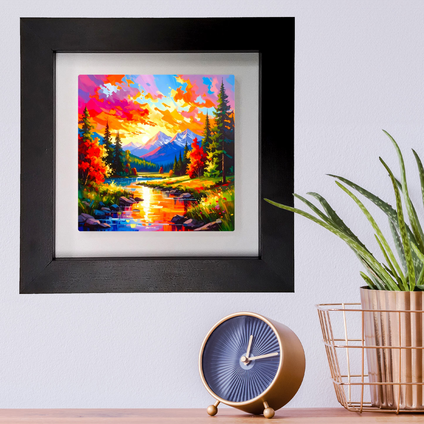 Abstract Landscape 1, Ceramic Art Print, Unique Image, Highly Detailed, Vibrant Colours, Gift Idea, an enduring gift...