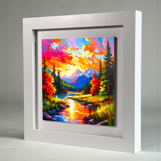 Abstract Landscape 1, Ceramic Art Print, Unique Image, Highly Detailed, Vibrant Colours, Gift Idea, an enduring gift...
