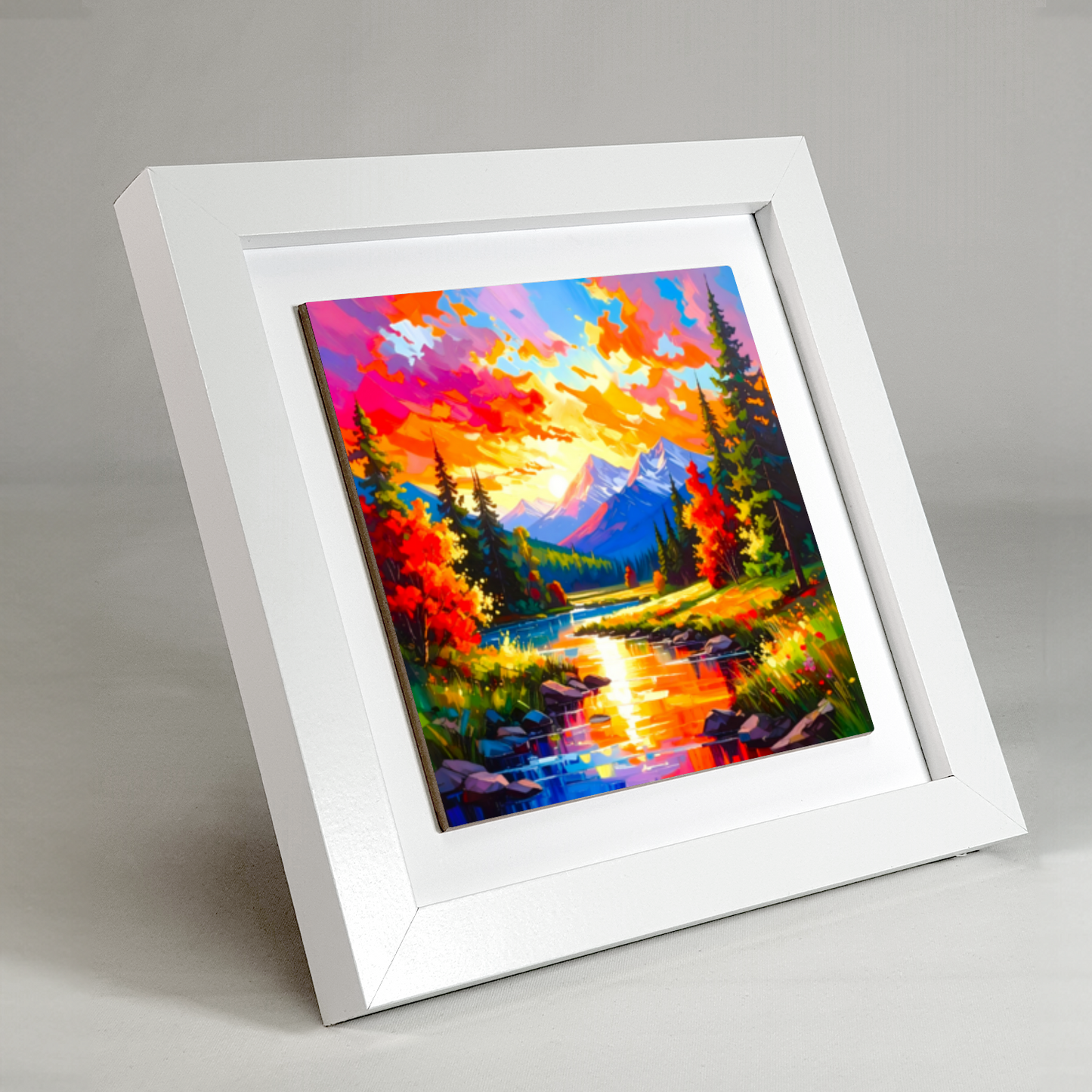 Abstract Landscape 1, Ceramic Art Print, Unique Image, Highly Detailed, Vibrant Colours, Gift Idea, an enduring gift...