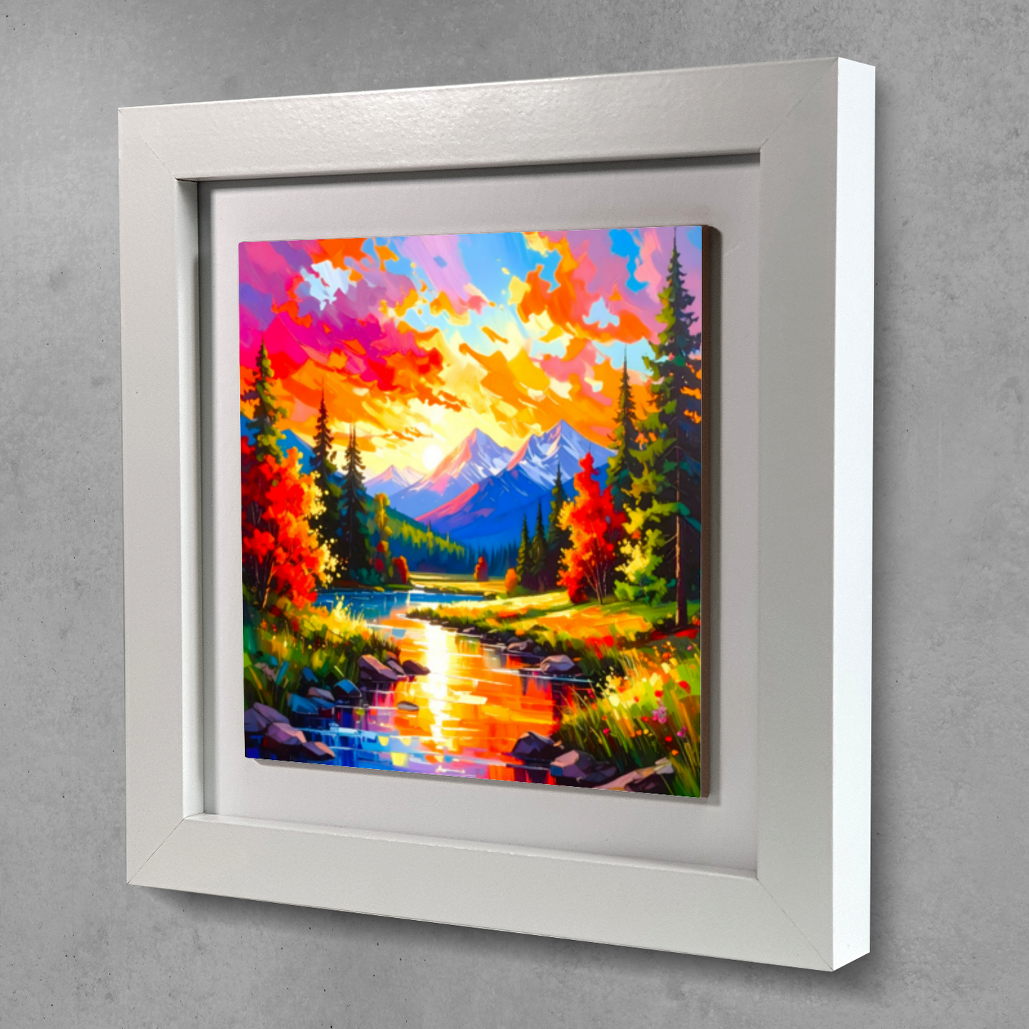 Abstract Landscape 1, Ceramic Art Print, Unique Image, Highly Detailed, Vibrant Colours, Gift Idea, an enduring gift...