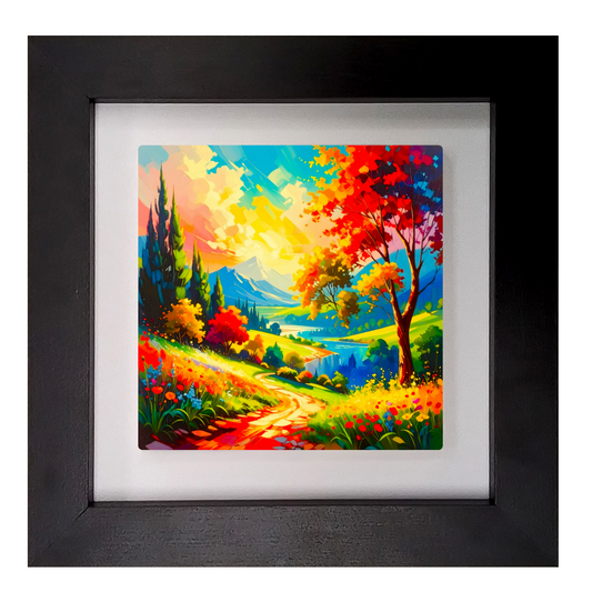 Abstract Landscape 2, Ceramic Art Print, Unique Image, Highly Detailed, Vibrant Colours, an enduring gift...