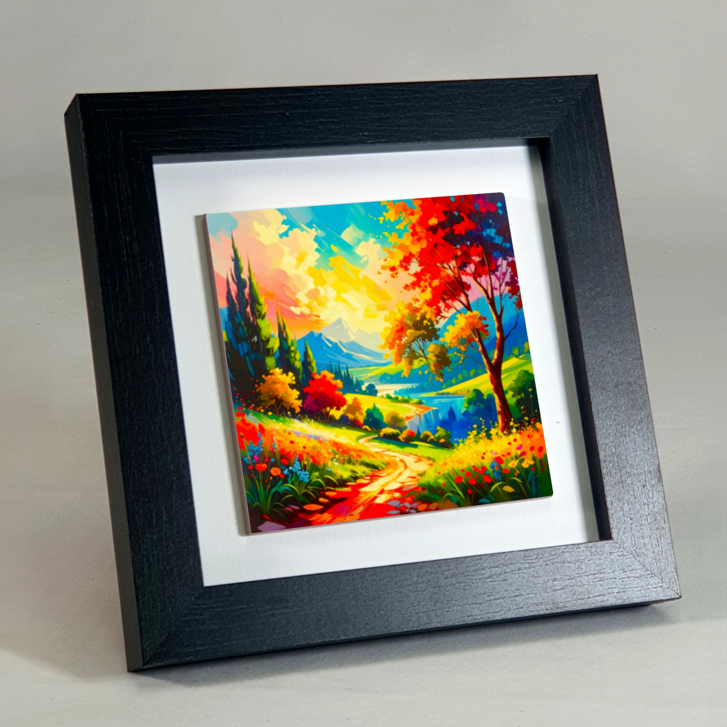 Abstract Landscape 2, Ceramic Art Print, Unique Image, Highly Detailed, Vibrant Colours, an enduring gift...
