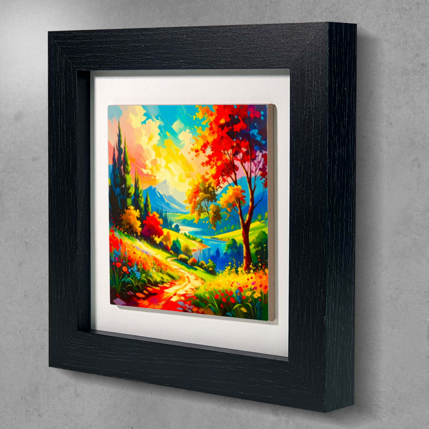 Abstract Landscape 2, Ceramic Art Print, Unique Image, Highly Detailed, Vibrant Colours, an enduring gift...