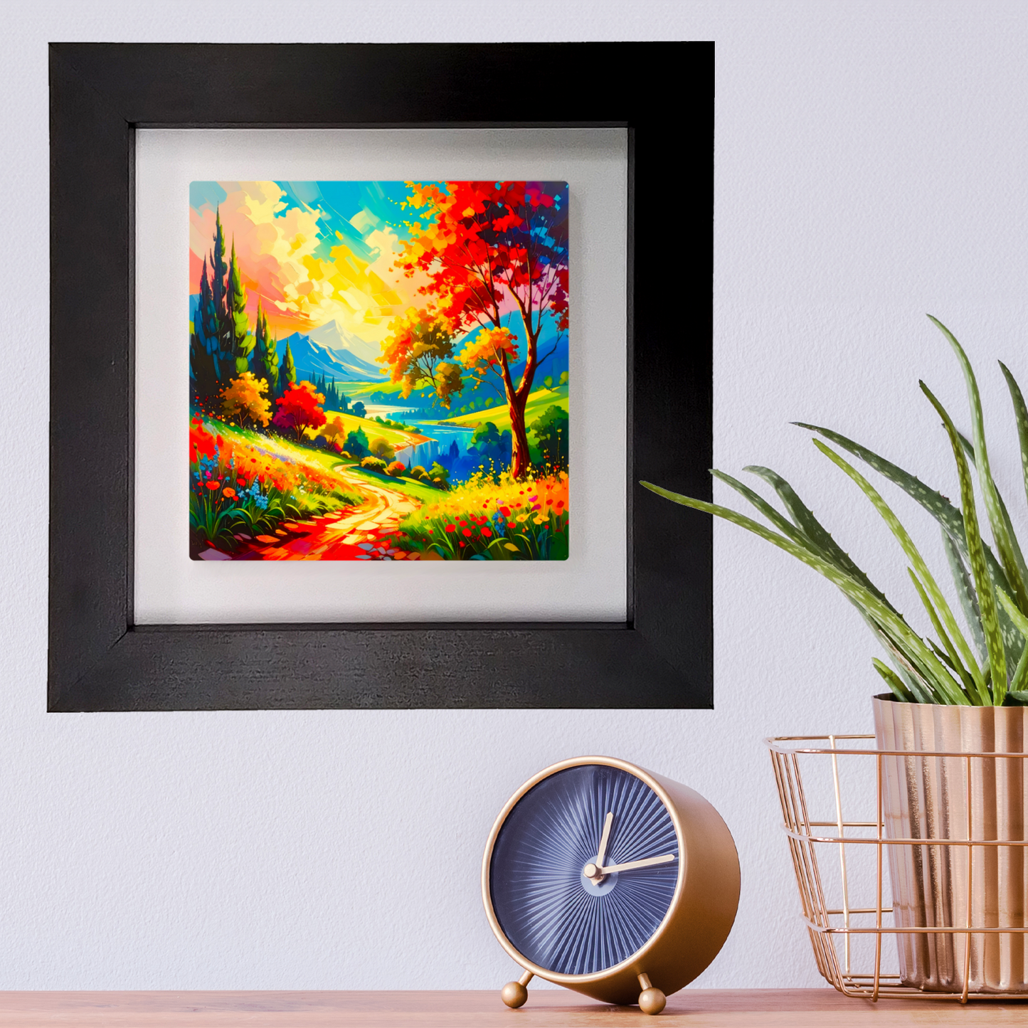 Abstract Landscape 2, Ceramic Art Print, Unique Image, Highly Detailed, Vibrant Colours, an enduring gift...