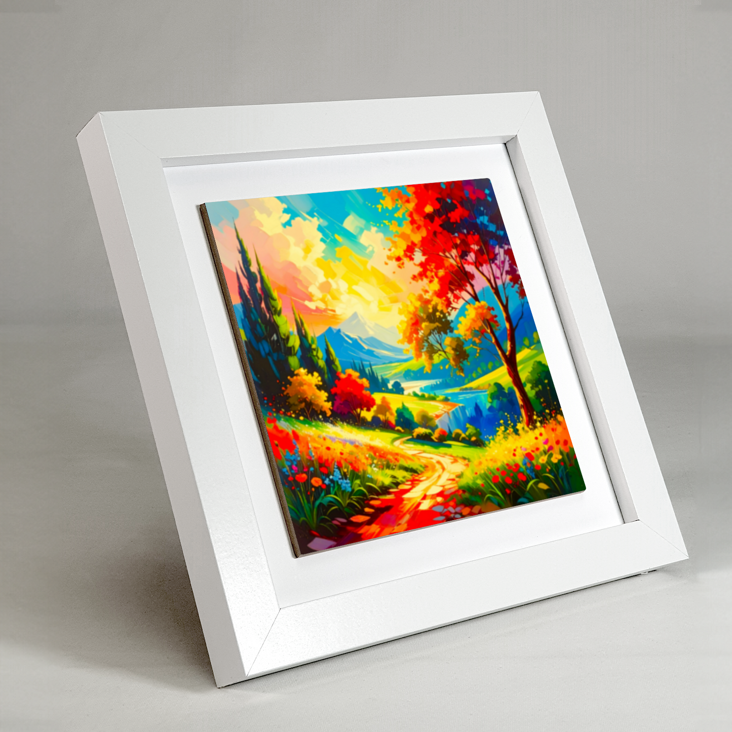 Abstract Landscape 2, Ceramic Art Print, Unique Image, Highly Detailed, Vibrant Colours, an enduring gift...