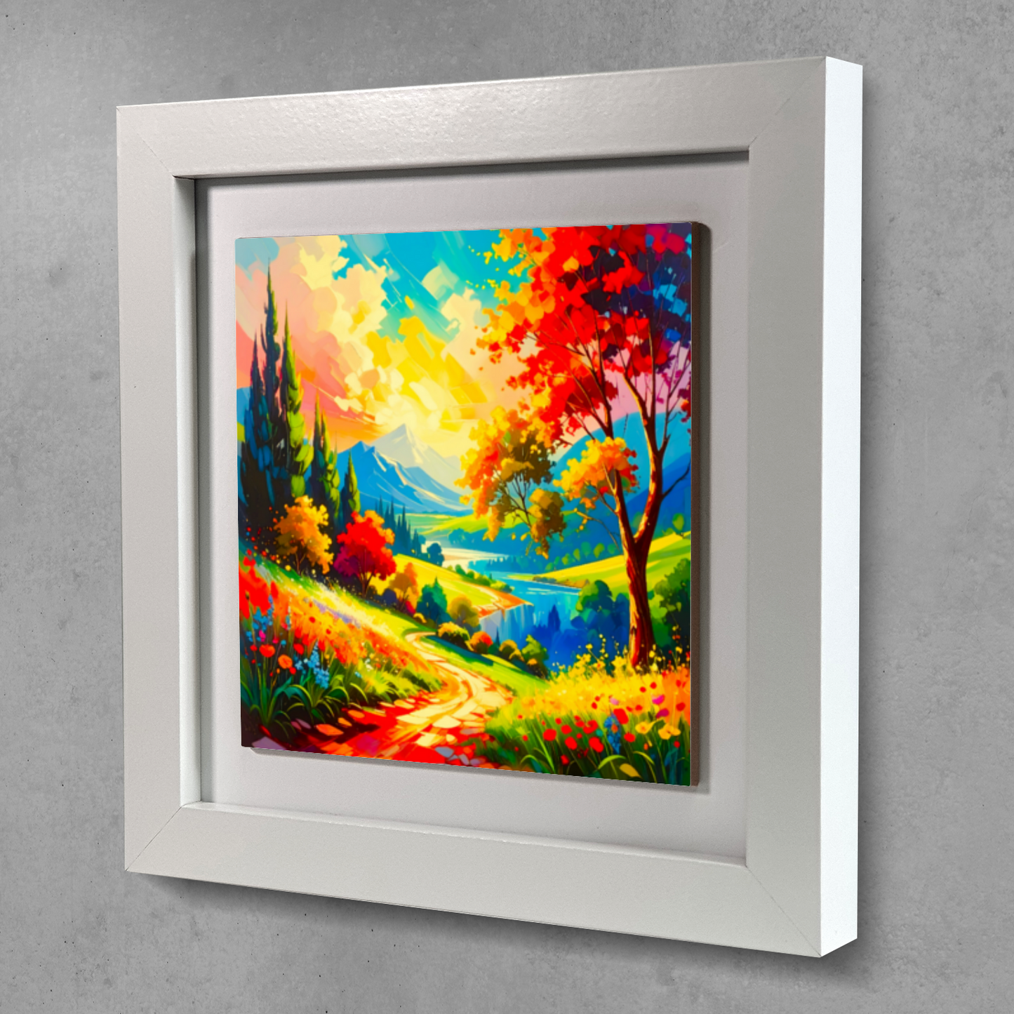 Abstract Landscape 2, Ceramic Art Print, Unique Image, Highly Detailed, Vibrant Colours, an enduring gift...