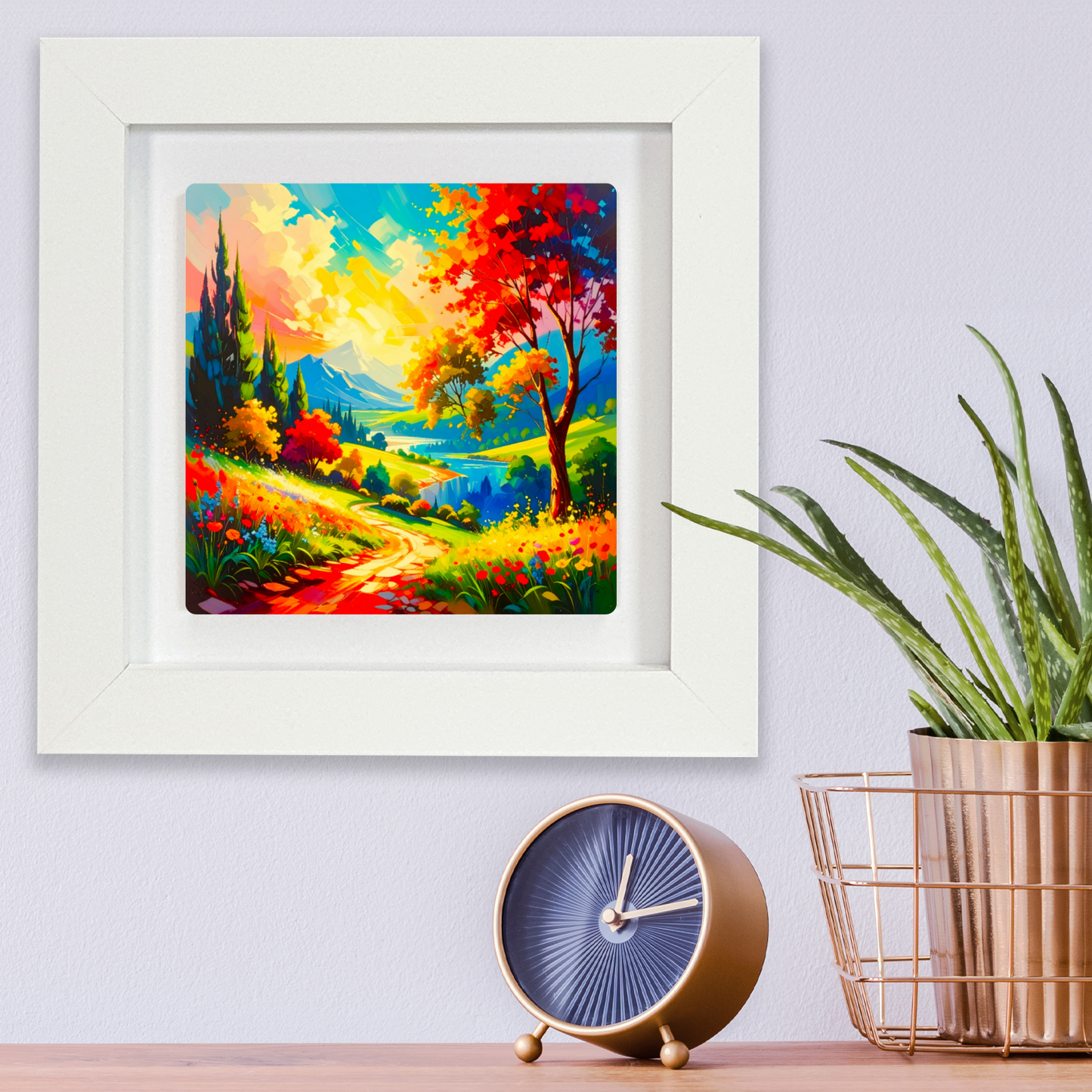 Abstract Landscape 2, Ceramic Art Print, Unique Image, Highly Detailed, Vibrant Colours, an enduring gift...
