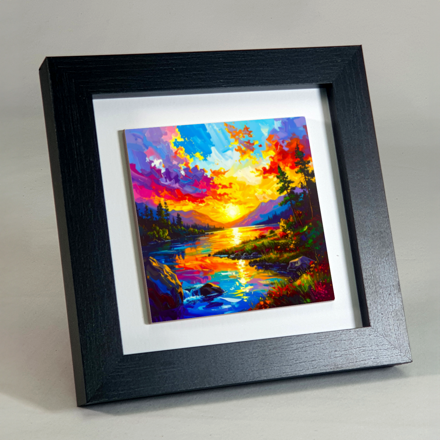 Abstract Landscape 3, Ceramic Art Print, Unique Image, Highly Detailed, Vibrant Colours, an enduring gift...