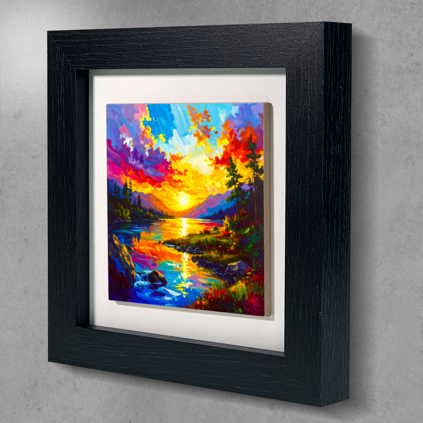 Abstract Landscape 3, Ceramic Art Print, Unique Image, Highly Detailed, Vibrant Colours, an enduring gift...