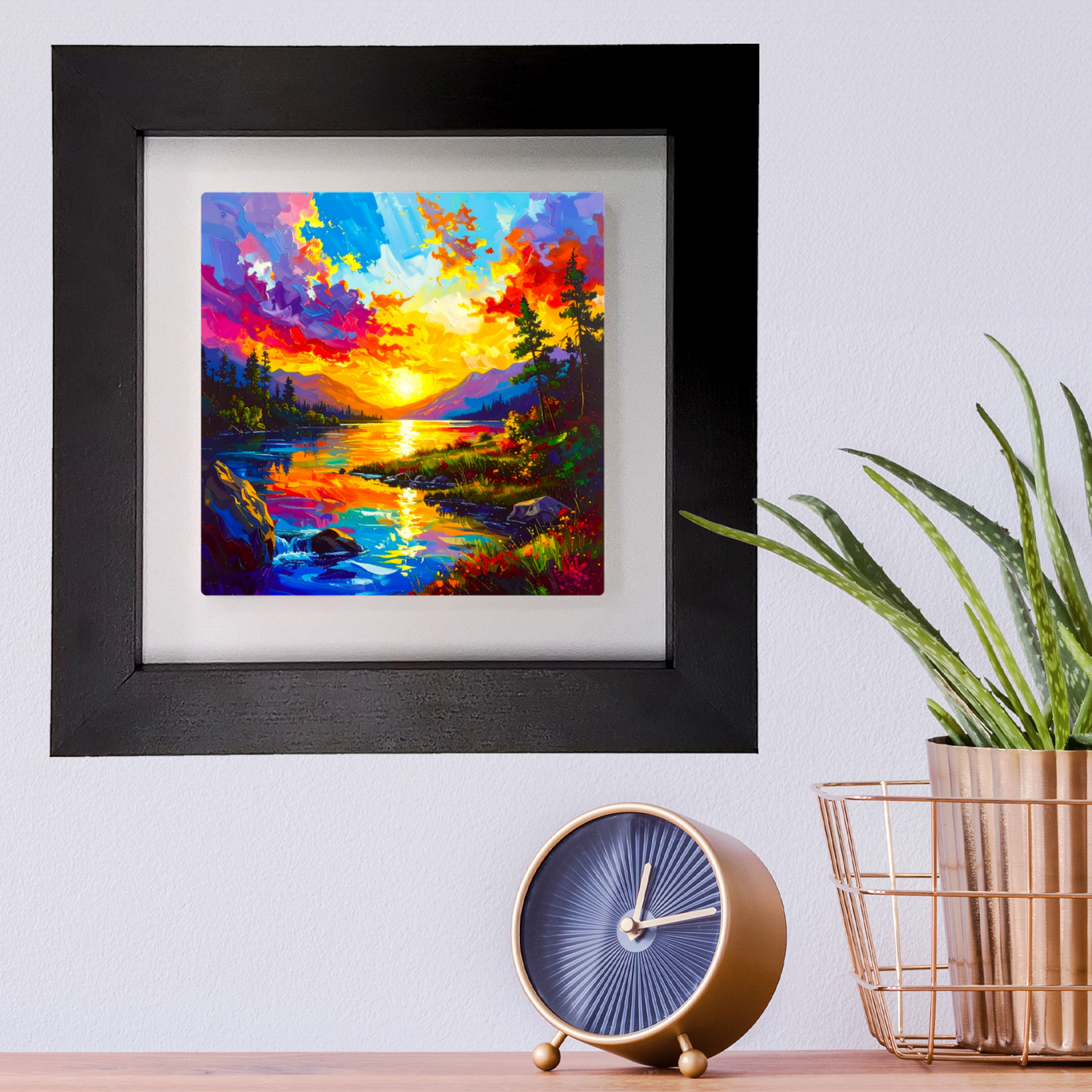 Abstract Landscape 3, Ceramic Art Print, Unique Image, Highly Detailed, Vibrant Colours, an enduring gift...