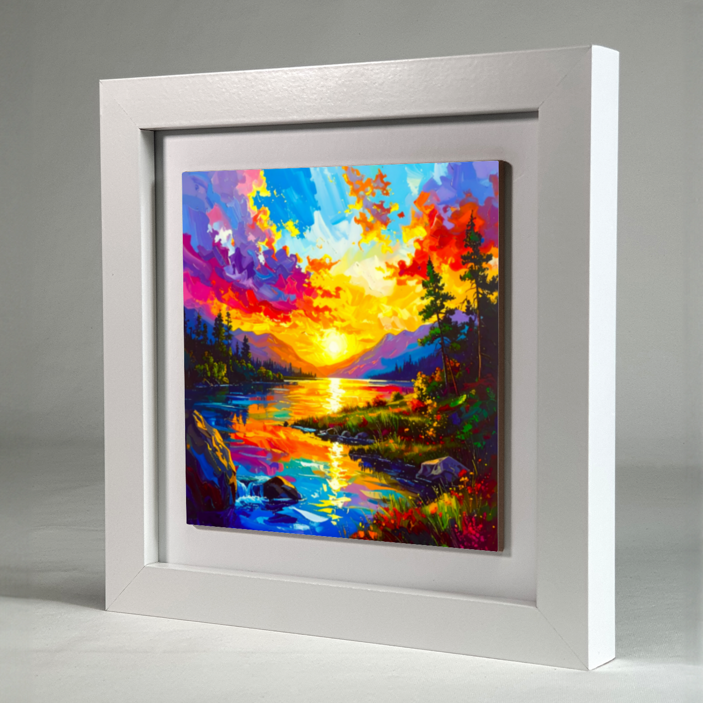 Abstract Landscape 3, Ceramic Art Print, Unique Image, Highly Detailed, Vibrant Colours, an enduring gift...