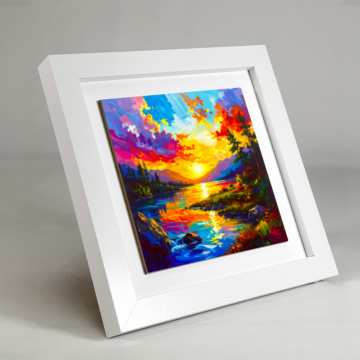 Abstract Landscape 3, Ceramic Art Print, Unique Image, Highly Detailed, Vibrant Colours, an enduring gift...