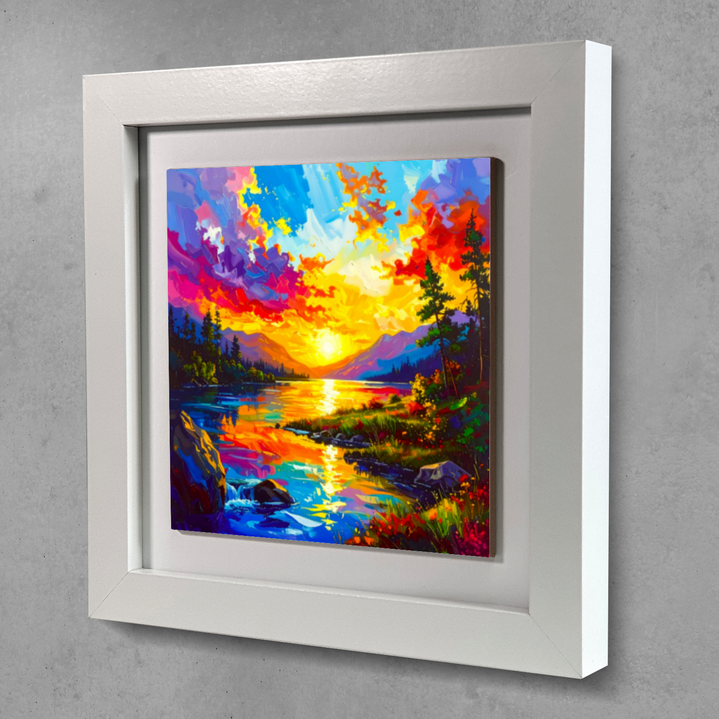 Abstract Landscape 3, Ceramic Art Print, Unique Image, Highly Detailed, Vibrant Colours, an enduring gift...