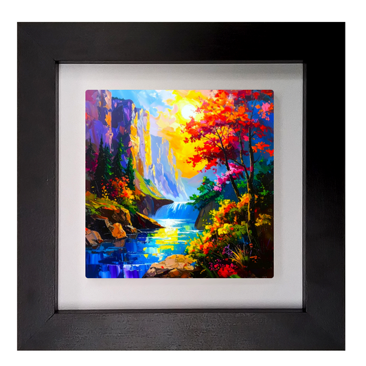 Abstract Landscape 4, Ceramic Art Print, Unique Image, Highly Detailed, Vibrant Colours, an enduring gift...