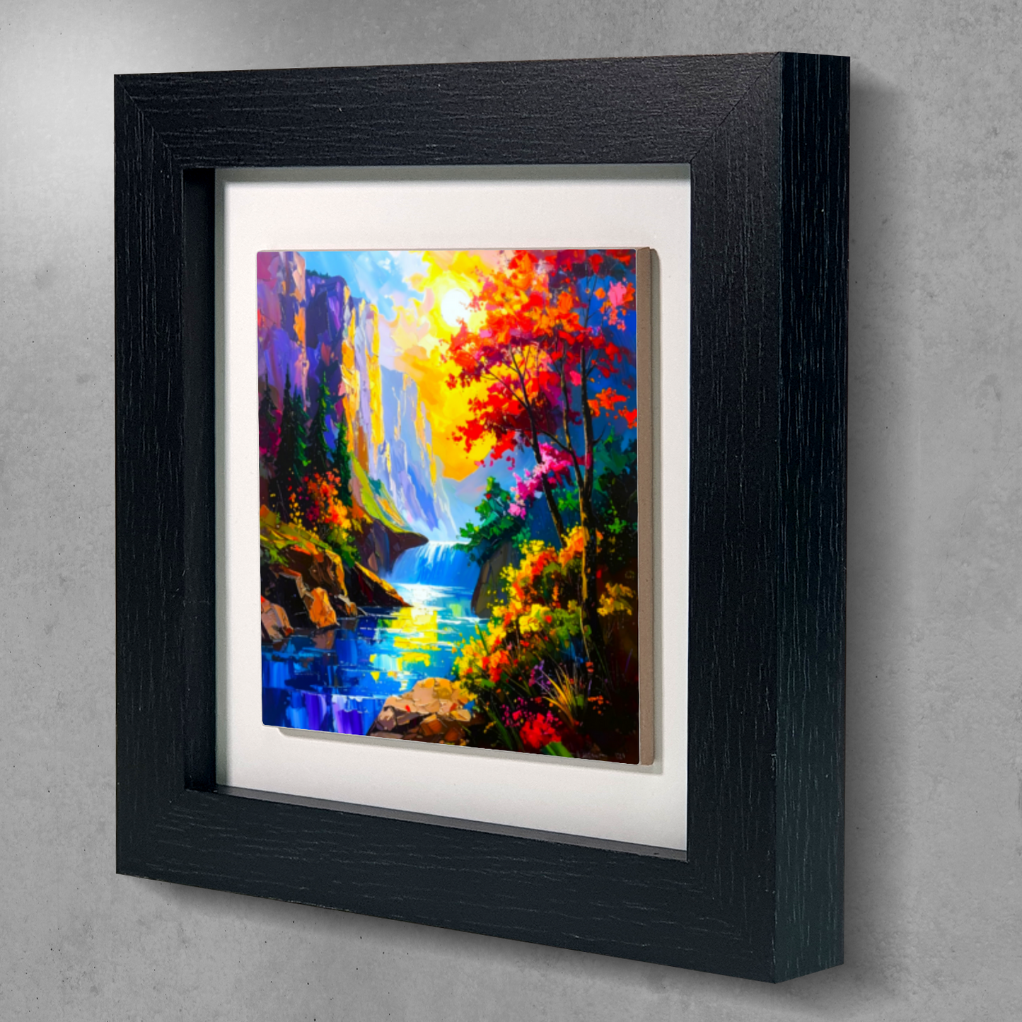 Abstract Landscape 4, Ceramic Art Print, Unique Image, Highly Detailed, Vibrant Colours, an enduring gift...