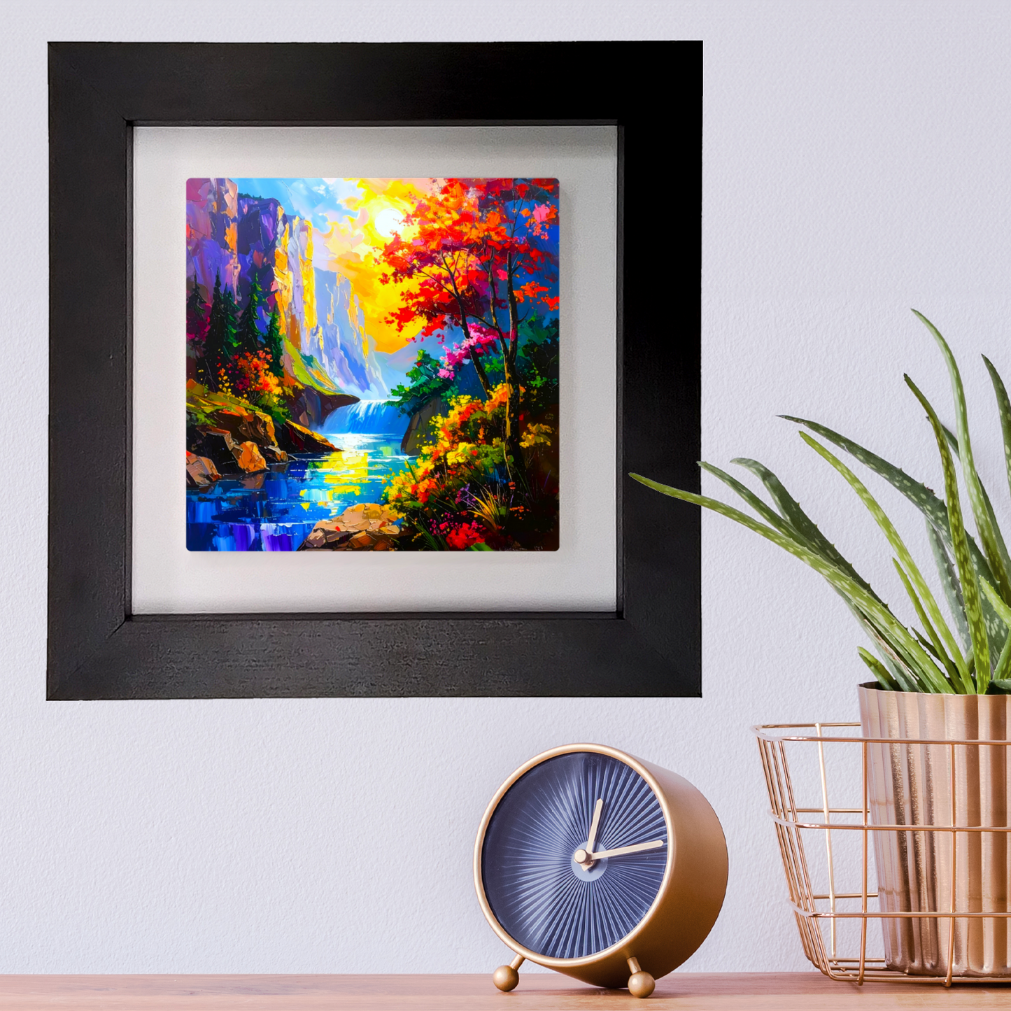 Abstract Landscape 4, Ceramic Art Print, Unique Image, Highly Detailed, Vibrant Colours, an enduring gift...