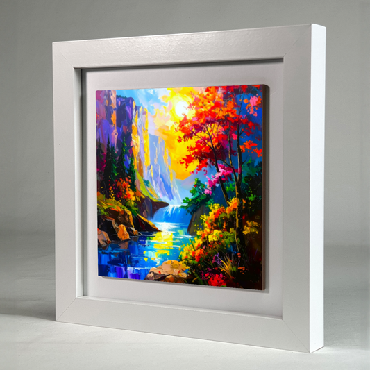 Abstract Landscape 4, Ceramic Art Print, Unique Image, Highly Detailed, Vibrant Colours, an enduring gift...