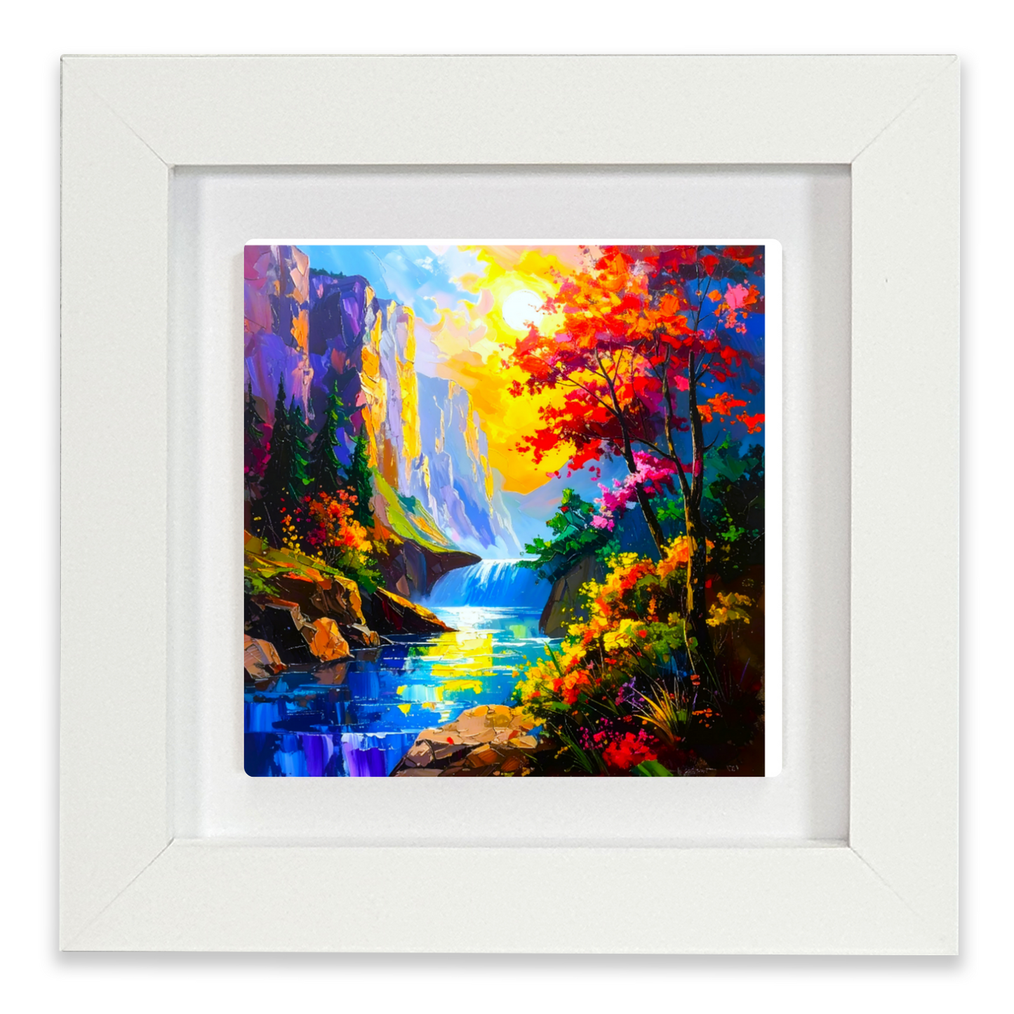Abstract Landscape 4, Ceramic Art Print, Unique Image, Highly Detailed, Vibrant Colours, an enduring gift...