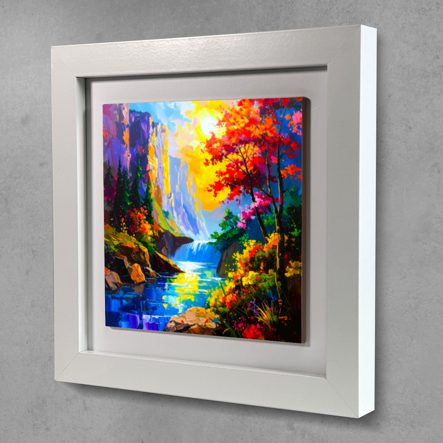 Abstract Landscape 4, Ceramic Art Print, Unique Image, Highly Detailed, Vibrant Colours, an enduring gift...