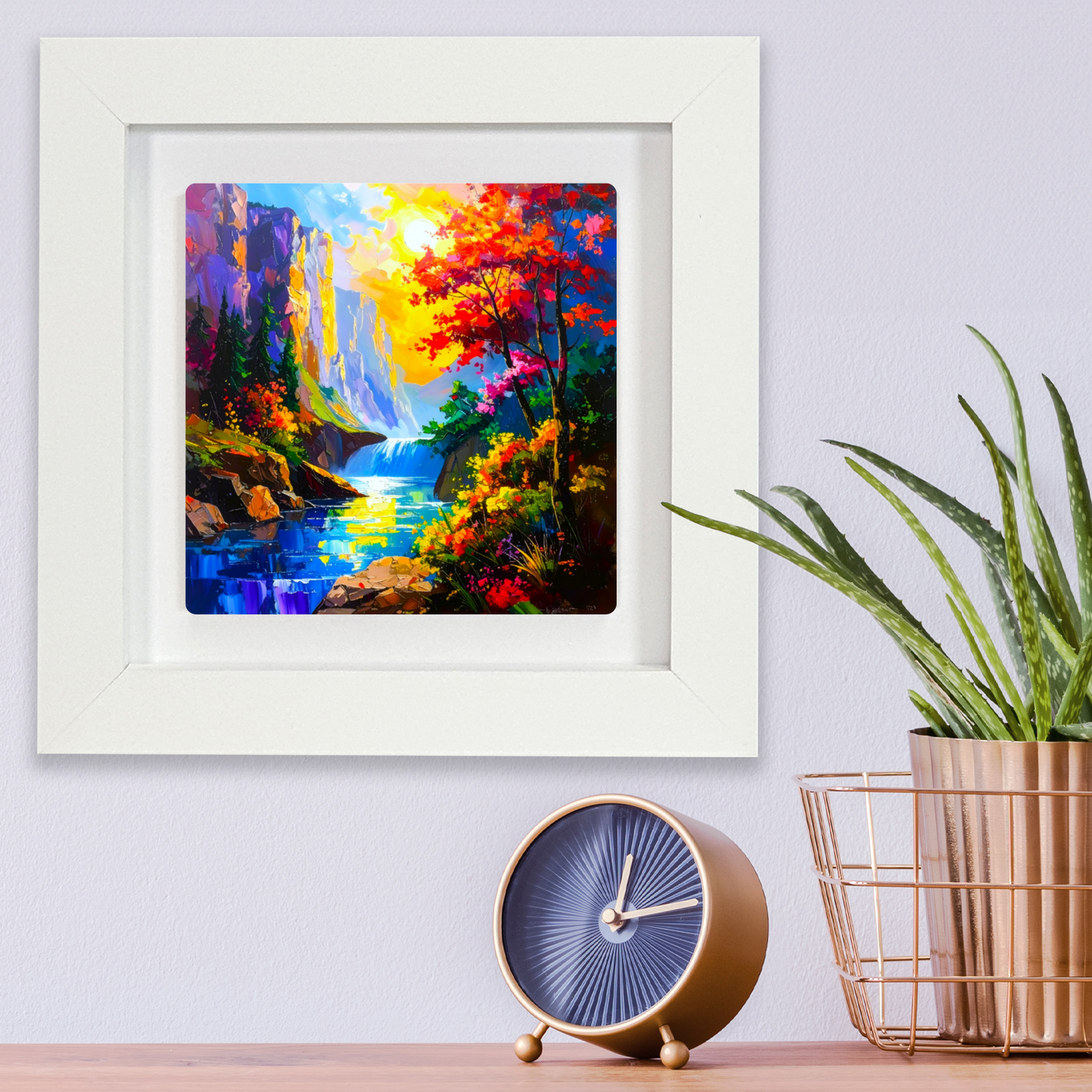 Abstract Landscape 4, Ceramic Art Print, Unique Image, Highly Detailed, Vibrant Colours, an enduring gift...