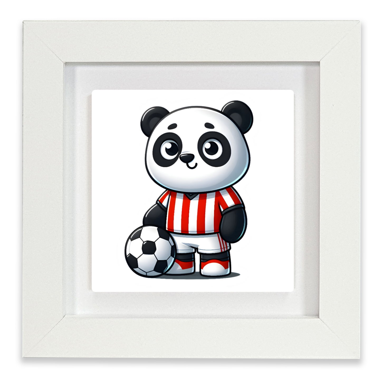Panda Footballer 6, Ceramic Art Print, Unique Images, Highly Detailed Designs, Vibrant Colours, Great Depth Of Field...